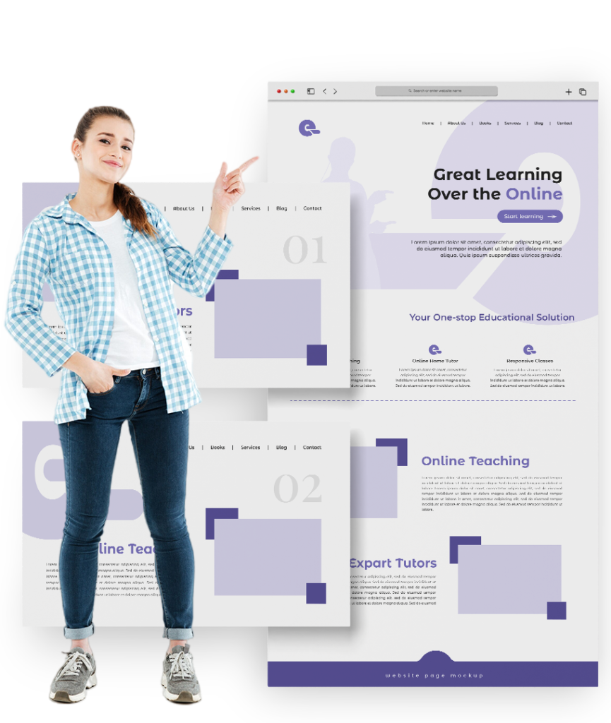 Landing Page Designing About - Desidude Innovation